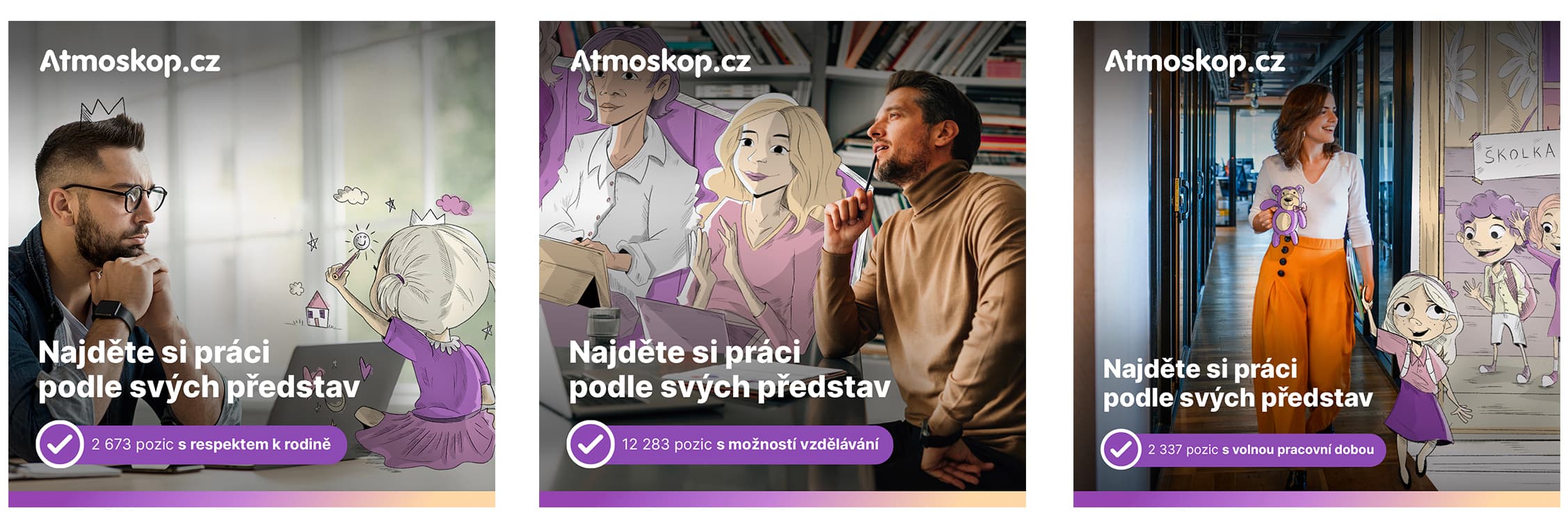 Vizuály Atmoskop kampaně 2022